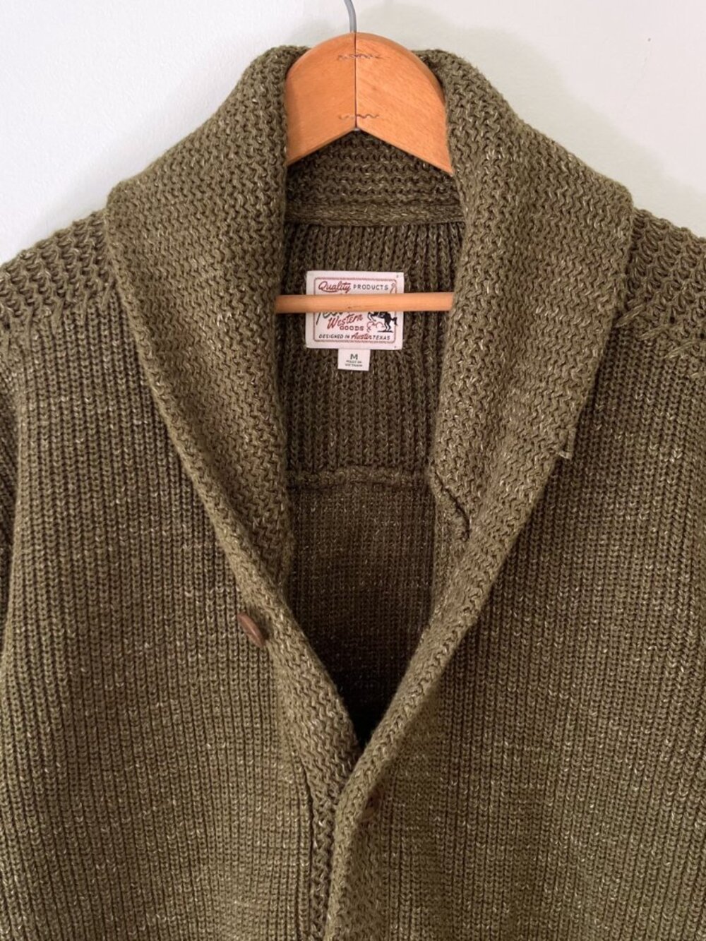 NWT Tecovas Cotton Cardigan Sweater - Picture 6 of 10